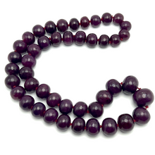Natural Authentic Ruby Necklace | Smooth 12-19mm Rondelle Beads 81 Pieces 1183 Carats | Rich Crimson Red VVS Quality | 22 Inch Collector-Grade Gemstone Jewelry