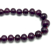 Natural Authentic Ruby Necklace | Smooth 12-19mm Rondelle Beads 81 Pieces 1183 Carats | Rich Crimson Red VVS Quality | 22 Inch Collector-Grade Gemstone Jewelry