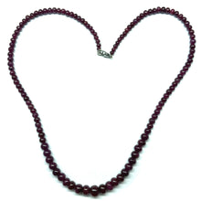 Ruby Natural Necklace | Smooth 4–10mm Rondelle Beads 122 Pcs 233 Carats | Burgundy Red VS Clarity | 22.5 Inch July Birthstone Gemstone Jewelry
