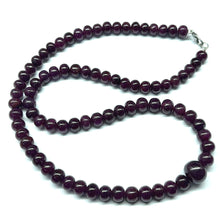 Natural Ruby Necklace | Smooth 7–13mm Rondelle Beads 81 Pcs 405 Carats | Deep Burgundy Red VS Clarity | 22 Inch Luxury Gemstone Jewelry