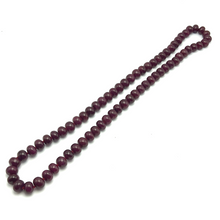 Natural Ruby Opera Necklace | Smooth 12-13mm Rondelle Beads 69 Pcs 1067 Carats | Scarlet Red VVS Clarity | 27 Inch Handmade Gemstone Jewelry
