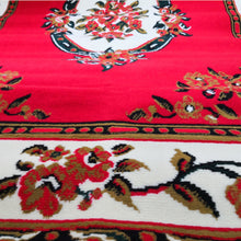 Persian Renaissance Carpet Rectangle Red Medallion  5.25x7 ft Rug