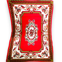 Persian Style Carpet Rectangle Red Textured Design 6x10ft Rug
