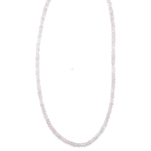 Natural Rose Quartz Rondelle Facet Cut Beads Precious Necklace