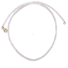 Natural Rose Quartz Rondelle Facet Cut Beads Precious Necklace