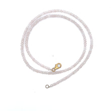 Natural Rose Quartz Rondelle Facet Cut Beads Precious Necklace