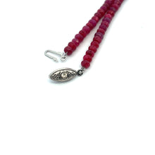 Natural Ruby Rondelle Facet Cut 4.5mm Beads Precious Necklace