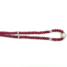 Natural Ruby Rondelle 4.5mm Facet Cut Beads Precious Necklace