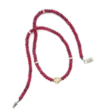 Natural Ruby Rondelle 4.5mm Facet Cut Bead Precious Necklace