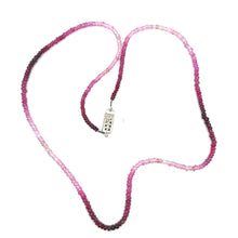 Natural Shaded Ruby Rondelle Facet Cut Beads Precious Necklace