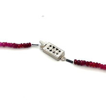 Natural Shaded Ruby Rondelle Facet Cut Beads Precious Necklace