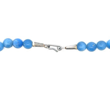 Natural Sodalite Plain Ball Semiprecious Necklace