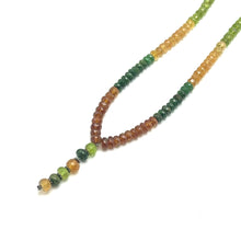 Peridot Natural, Tsavorite, Spessartite, and Citrine Necklace