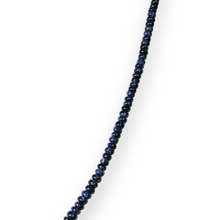 Natural Handmade Necklace Blue Sapphire Gemstone Plain Ball Birthstone Jewelry