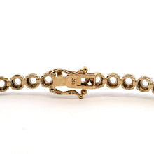 18K Yellow Gold DC Tennis Bracelet Mounting