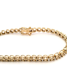 18K Yellow Gold DC Tennis Bracelet Mounting