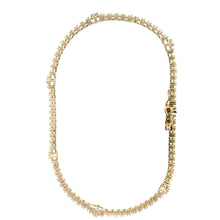 Bracelet 18K Yellow Gold Tennis Mounting