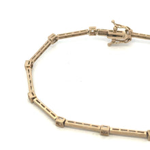 18K Yellow Gold Tennis Design Bracelet Mounting