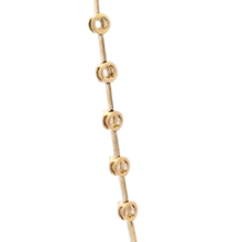 18K Yellow Gold Station Necklace Mounting