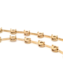 18K Yellow Gold Station Necklace Mounting