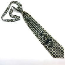 Handcrafted Circle Pattern Pearl Tie Timeless Circular Elegance