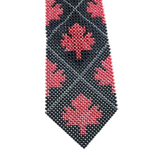 Handcrafted Maple Leaf Pattern Pearl Tie Nature-Inspired Elegance