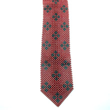 Handcrafted Diamond Pattern Pearl Tie Elegant Unique Necktie