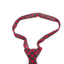 Handcrafted Argyle Pattern Pearl Tie Unique Neckwear