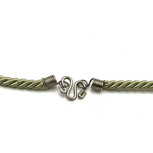 Natural Jasper Gemstone Ball 20mm with Light Green Twisted Cord Pendant Necklace to Balance Inner Strength