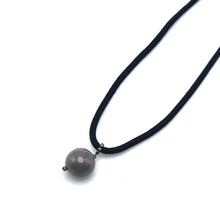 Natural Jasper Pendant 20mm Ball Gemstone Twisted Cord Protection Unisex Necklace Stone Known for Protection