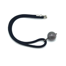 Natural Jasper Pendant 20mm Ball Gemstone Twisted Cord Protection Unisex Necklace Stone Known for Protection