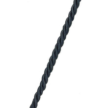 Natural Sodalite Gemstone 26mm Fancy Shape with Black Twisted Cord Pendant Necklace Poet's Stone Unisex Jewelry