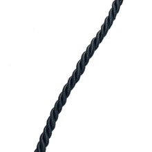 Natural Sodalite Gemstone  Pendant Necklace 21mm Bar Shape Smooth Luster with Black Twisted Cord Worn For Powerful energy