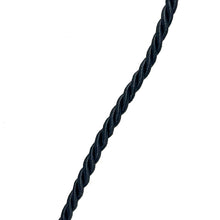 Natural Rhodonite Vertical Bar Gemstone 40mm with Black Twisted Cord Pendant Necklace