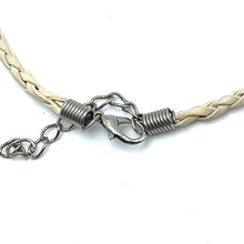 Natural Garnet Gemstone 10mm Drop Shape Pendant With White Twisted Cord Necklace Known For Passion Vitality And Strength