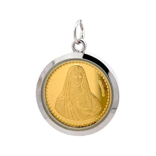 Tri-Dhatu Mother Blessed Cameo Pendant – Handcrafted Catholic Talisman in Gold, Silver & Copper for Peace, Grace & Divine Protection Gift