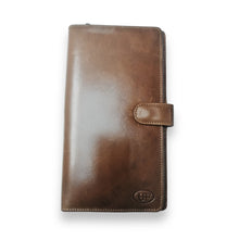 Travel Wallet Leather Umberto Ferreti Made In Italy Organizer