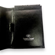 Pocket Notepad Holder Leather Umberto Ferreti Made In Italy Organizer