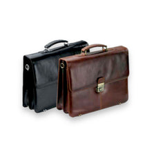 Portfolio Bag Leather Umberto Ferreti Made In Italy Organizer