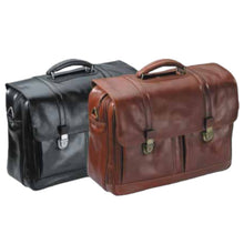 Business Traveller Bag Leather Umberto Ferreti Made In Italy Organizer