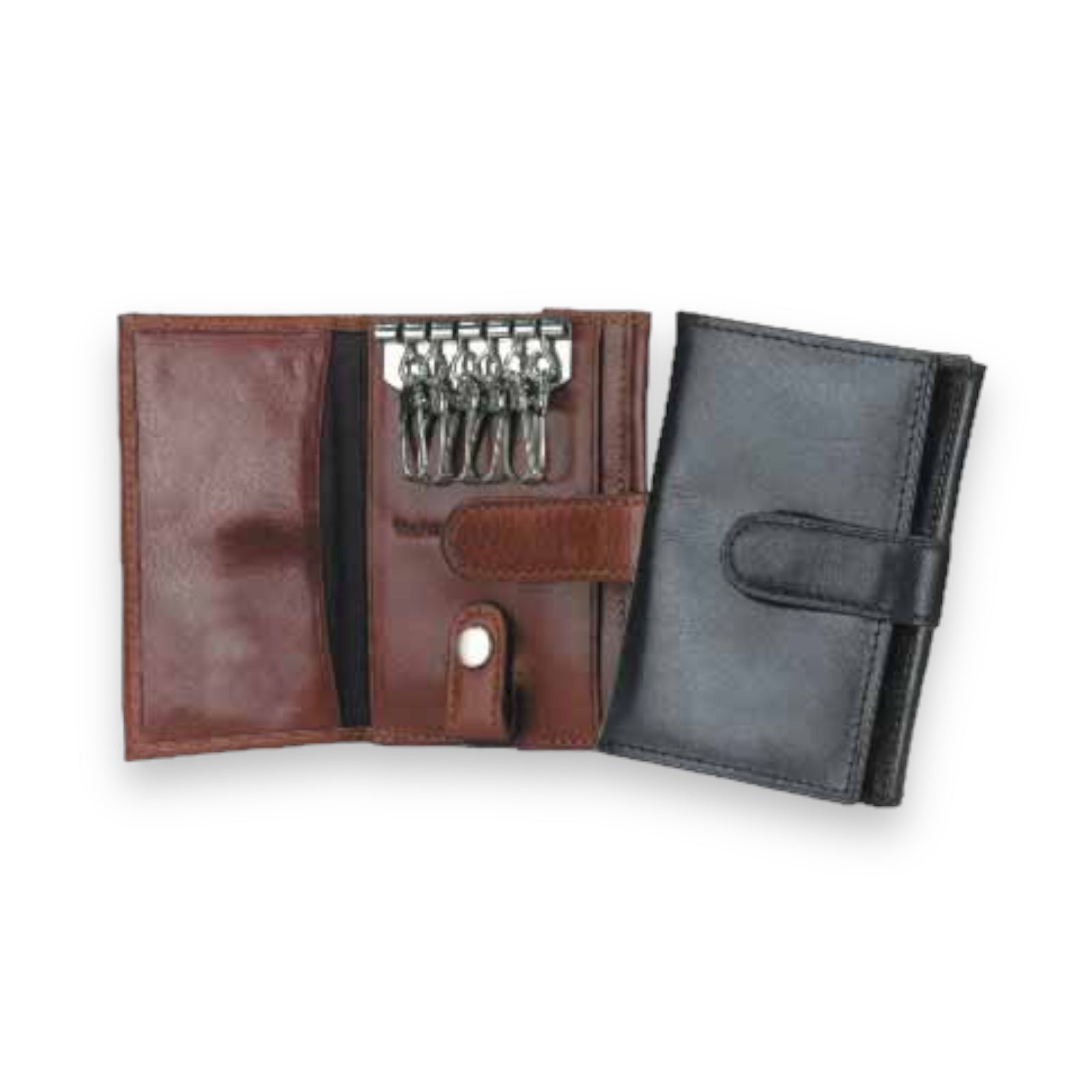 Keyring Case Leather Umberto Ferreti Made In Italy Organizer