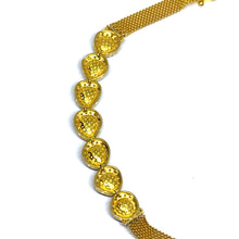 18K Yellow Gold Diamond Polki Bracelet – Elegant Piece Reflecting Indian Jewelry Traditions