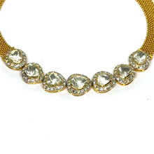18K Yellow Gold Diamond Polki Bracelet – Elegant Piece Reflecting Indian Jewelry Traditions