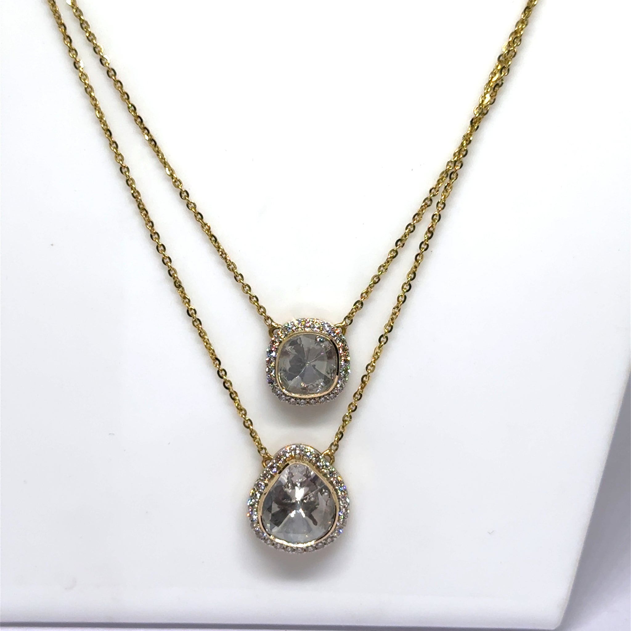 18K Yellow Gold Heritage Diamond Polki Necklace – Timeless Statement of Traditional Luxury