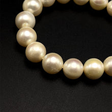Natural Freshwater Pearl 11mm Cream Round Necklace 15.7inch Timeless Gift Necklace for Love and Blessings