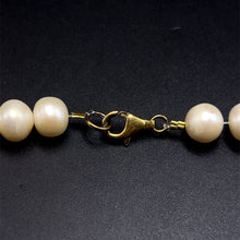 Natural Freshwater Pearl 10mm Cream Round Necklace 17inch Simple Elegant Jewelry for Radiance and Emotional Balance
