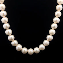 Natural Freshwater Pearl 10mm Cream Round Necklace 17inch Simple Elegant Jewelry for Radiance and Emotional Balance