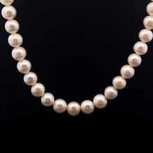 Natural Freshwater Pearl 7mm White Round Necklace 17inch Timeless Pearl Jewelry for Harmony and Inner Strength