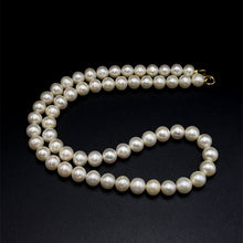 Natural Freshwater Pearl 7mm White Round Necklace 17.1inch Bridal Jewelry for Grace Love and New Beginnings