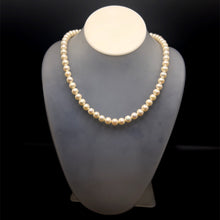 Natural Freshwater Pearl 11mm Cream Round Necklace 15.5inch Elegant Style Necklace for Grace and Harmony